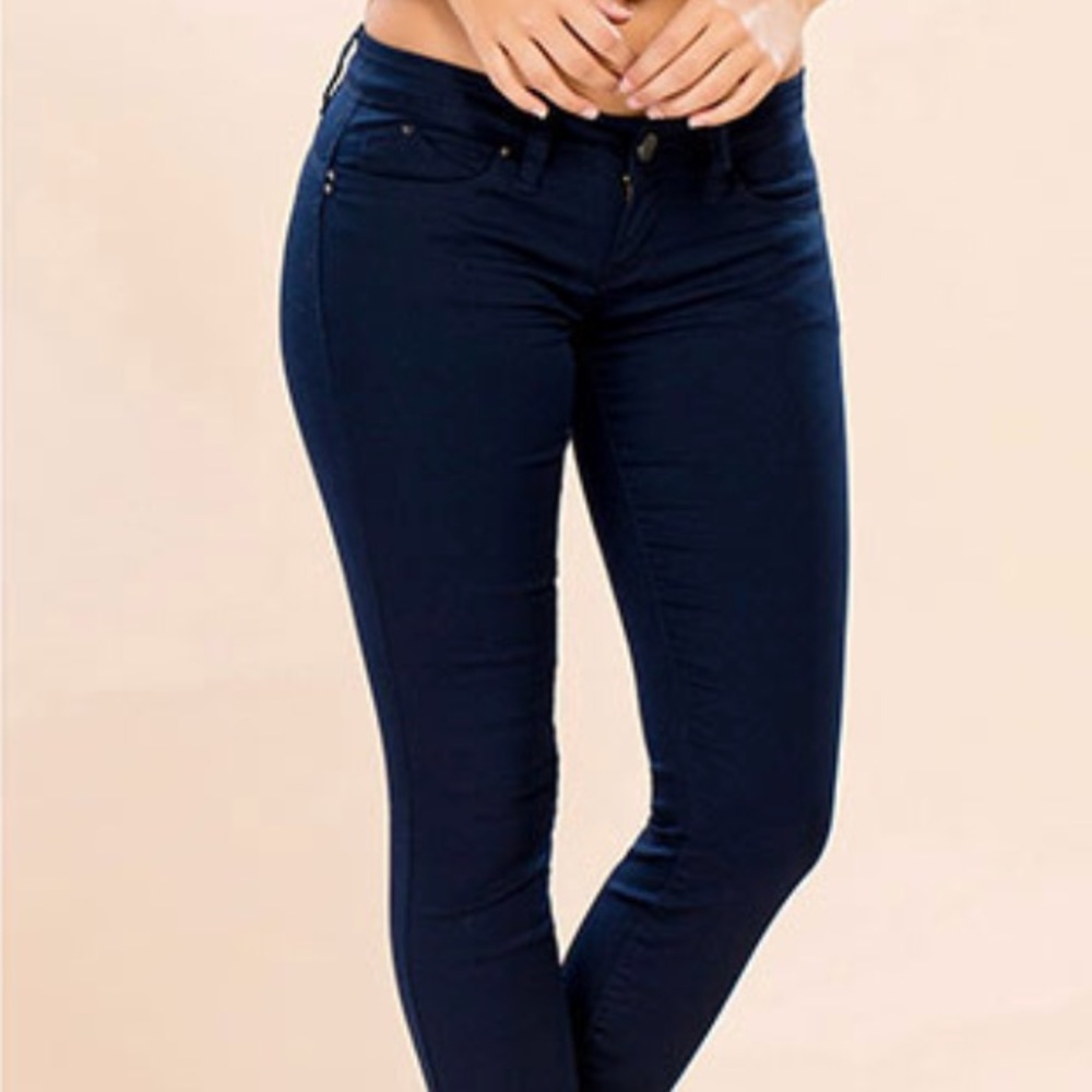 YMI Skinny Navy jeans - Picture 6 of 6